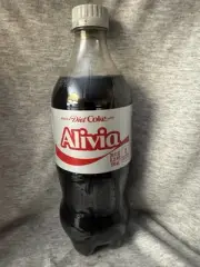 Share a Coke with Alivia 2025 Personalized Gift Coca~Cola Bottle 20oz Diet