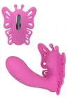 Vaginal vibrator wearable dildo stimulates clitoris small silicone phallus