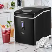 Vevare 3L Portable Ice Maker Machine 15kg Ice Cube Tray Bar Countertop Black