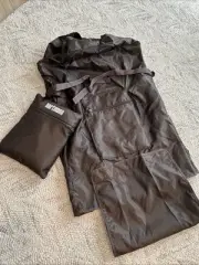 Two (2) Hartmann Nylon Luggage Covers Adjustable Straps Brown For 27”