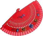 Alipis Spanish Folding Fan Hand Fans Dance Fans Mexican Fans Large Hand Fan Decorative Wooden Folding Fan for Events