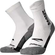 [Brooks] Ghost Crew Sock White/Br Crew SM (US Women's Shoe 4-6.5)