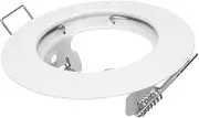 Yardenfun Recessed Light Cover Plate Ring Accessories House Trim Kits Recessed Light Trim Cover Canned Light Cover LED Can Lights Recessed Lighting Housing LED High Hats White Iron