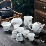 青花瓷茶具套裝陶瓷功夫茶道整套陶瓷家用茶具茶壺茶杯辦公禮品