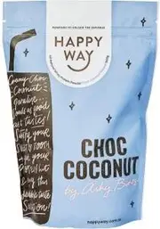 Happy Way Ashy Bines Whey Protein Powder Choc Coconut 500g