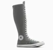 Converse CHUCK TAYLOR ALL STAR XX-HI Knee-High Sneaker Womens 9 Gray Sharkskin