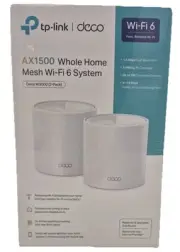 TP-Link Deco W3000(2-pack) AX1500 Whole Home Mesh Wi-Fi 6 System - Alexa Google