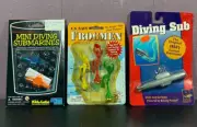 Vintage Cereal Premiums U.S. Navy Frogman Diving Sub & mini diving subs Lot 1998