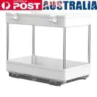 2 Tier Spice Storage Shelf Multi-Purpose Kitchen Seasoning Rack for Under Sink