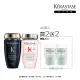 【KERASTASE 巴黎卡詩】髮浴250ml二入組(黑鑽極萃逆時+粉漾芯生清爽型)