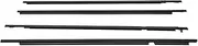 Window Visor Window Weatherstrips Fit for Toyota Land Cruiser Prado 120 Series Side Door Moulding Rubber Trim Seal Fit for Lexus GX470 2003-2009