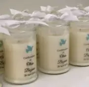 12 x Empty Clear Glass Apothecary DIY Candle Making Jars Bomboniere Favours Gift