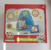 Cocomelon 3 Piece Tent Indoor Set Including Pillow And Flashlight For 3+
