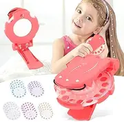 Glam Styling Tool, Hair Bedazzler Kit with 300 Gems, Bling Gem Machine, Colorful Hair Gem Stamper Glam Bling Styling Tool for Hair Clothes Kids Gift