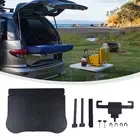 Auto Seatback Desk Car Black Cup Phone Holder Foldable For Dining Table