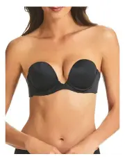 [Fine Lines] Refined 6 Way Low Cut Convertible Strapless Bra in Black