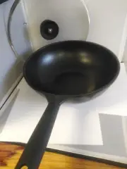 Cookware Non-Stick Induction Friendly Deep Kadai/Wok/Frying Pan 12 Inch Diameter