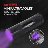 在飛比找蝦皮購物優惠-暢銷迷你紫外線 UV 400nm 9 LED 手電筒 UV-