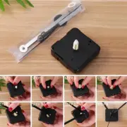 Classic Quartz Clock Movement Mechanism Black Metal Parts Repair-Replace