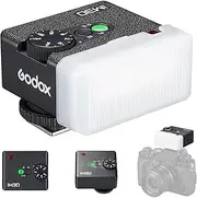 Godox IM30 Mini Pocket Flash Manual Speedlite, S1/S2 Optical Control, Portable Hot Shoe Flash 7 Power Levels 6500 K ± 200 K Colour Temperature for Sony, Canon, Nikon, Fuji, Pentax (with Tri-Colour