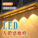 在飛比找遠傳friDay購物優惠-60cm—貓眼LED 磁吸燈 超薄感應燈條 USB充電 山丘