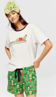 New Peter Alexander Grinch 2 Piece Pjs. Size XS. RRP $129