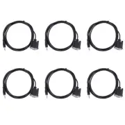 6X DB9 9 Pin VGA Female Cable ,DB 9 Female to TRS 3.5mm (1/8In) TRS Stereo3748