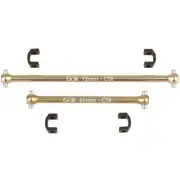 Team Associated RC10b74.2 Front Centre Dogbone Set Aluminium