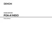 Denon POA-A1HDCI Amplifier Owners Manual