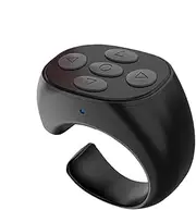 Scrolling Page Turner - Wireless Remote Control Page Turner | ABS Fingertip Remote Control | Portablle Wireless Button Clicker, Rechargeable Scrolling Rings Camera Remote for Phones Tablets