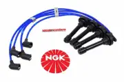 HONDA B16A1 B16A2 B16 ENGINE NGK SPARK PLUG WIRES JDM FREE WIRE SEPARATORS (for: Honda)