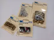 New Dritz Eyelet Refill Packs Sizes 3 mm 6 mm 1.1 cm Eyelets Tool Kit Prym-Dritz