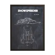 [Namly Design] Patent Drawing Poster - Snowspeeder