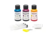 Hyrax Trading Premium Tri-Color Ink Refill Kit for HP 110 30ml