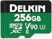 Delkin Devices 256GB Power microSDXC UHS-II (V90) Memory Card