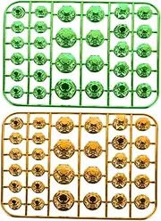 ETHZZLE 2 Sets Motorcycle Engine Nut Covers Bolt Caps for Aesthetic Upgrade Easy Installation Durable Material Compatible with Various Models