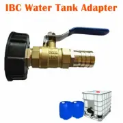 IBC Tank Adapter S60X6 To Garden Tap With 1" Hose Fitting Fuel Water Garden Tap