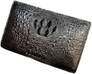 [CBLdF] Authentic Alligator Leather Men's Passcode Wristlets Purse Genuine Crocodile Skin Male Arm Package ZIP Phone Bag Clutch