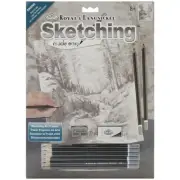 3 Pack Royal & Langnickel(R) Sketching Made Easy Kit 9"X12"-Shadow Lake SKBN-6