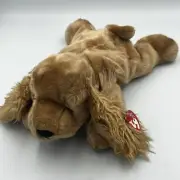 TY Beanie Buddy Spunky Cocker Spaniel Dog Plush Vintage 2001 Stuffed Toy MWMT