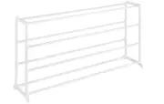 Floor Shoe Rack 4 Tier 20 Pair Shoes Organization Boots Storage Garage Entryway
