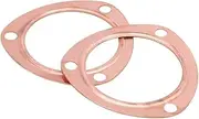 2pcs 3inch Copper Header Exhaust Collector Gaskets Reusable for SBC BBC 302 350 454 383