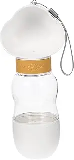 Portable Pet Water Bottle with Food Container Adorable Convenient Water Dispenser for Dogs for Outdoor Use Easy to Carry