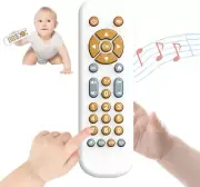 Tuivesafu Baby TV Remote Control Toy with Music Sound and Light, Toddler Real...