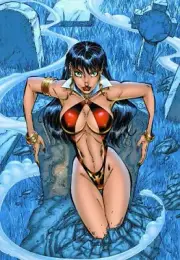 LTD ED Vampirella ART Print Grave Girl Cover of Vampirella Lives #3 Campbell