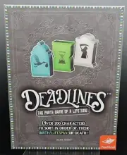 Deadlines Party Game 200+ Characters, Pop Culture, Science, Politics, Sports