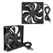 2PACK 120Mm 5V USB Computer PC Fan, 120Mm Fan 5V USB Brushless 12025 120X25Mm fo