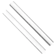 2 Pcs Clay Rolling Mud Rod Handmade Diy Tools Slab Sticks Polymer
