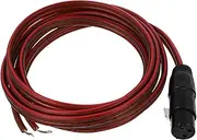 LIFKICH 1Pc Banana Speaker Cable Audio Banana Wire for Home Theater Stage Sound Systems Durable Plug Play Design for Stable Connection