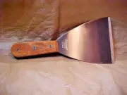 NEW SCRAPER S/S BLADE APPROX 8 3/8" L 3 7/8" W Grill Griddle Scraper - PAINTING